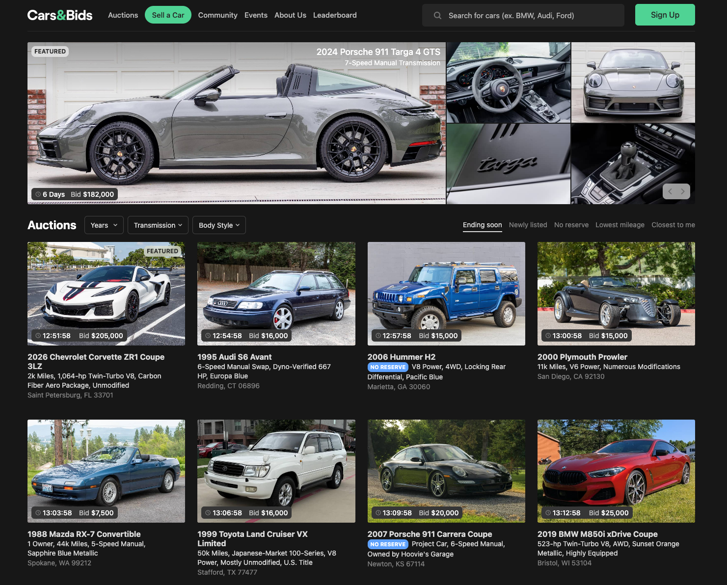 How to Build a Car Auction Website